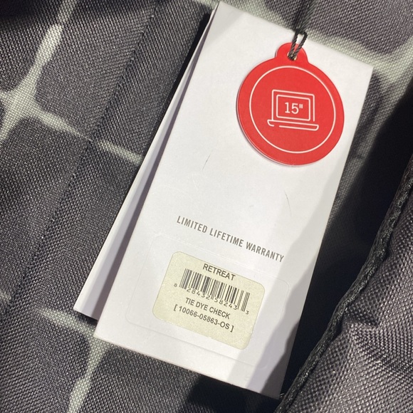 New HERSCHEL SUPPLY CO. Little America Wtags black/white Tie Dye Check ⭐⭐️⭐️⭐️⭐️ - Picture 15 of 17